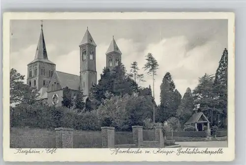 Bergheim Erft Pfarrkirche Kriegergedaechtniskapelle *