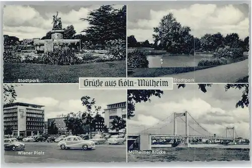 Muelheim Koeln Stadtpark Wiener Platz Muelheimer Bruecke *