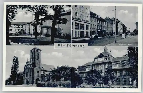 Hoehenberg Koeln Schule Weimarerstrasse Olpenerstrasse  *