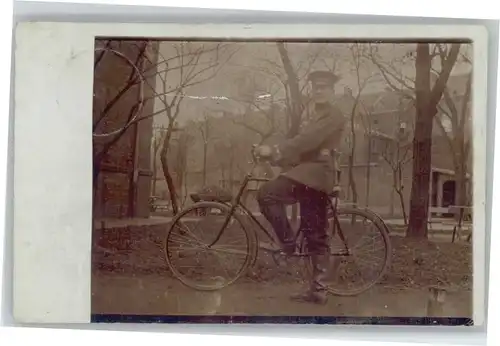 Muelheim Koeln [Stempelabschlag] Soldat Fahrrad x