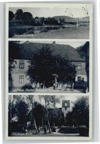 Eisbergen Eisbergen Gasthaus Fischer x / Porta Westfalica /Minden-Luebbecke LKR