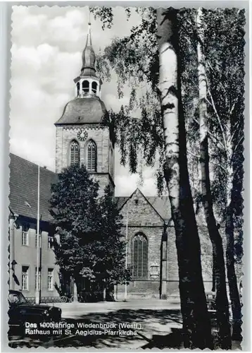 Wiedenbrueck Rathaus St. Aegidius-Kirche *