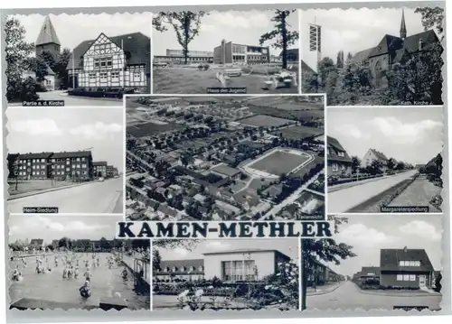 Methler Kirche Haus der Jugend Heim Siedlung Margaretensiedlung Schwimmbad *