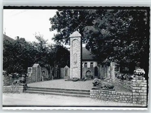 Buer Wiehengebirge Krieger Denkmal  *