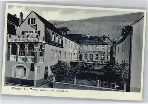 Piesport Piesport Gasthaus zum Goldtroepfchen * / Piesport /Bernkastel-Wittlich LKR