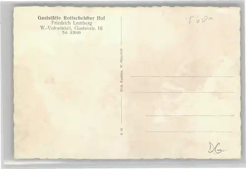 Vohwinkel Gaststaette Rottscheidter Hof *