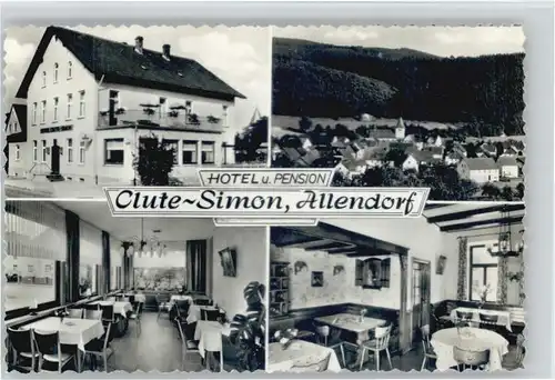 Allendorf Sauerland Hotel Pension Clute Simon *