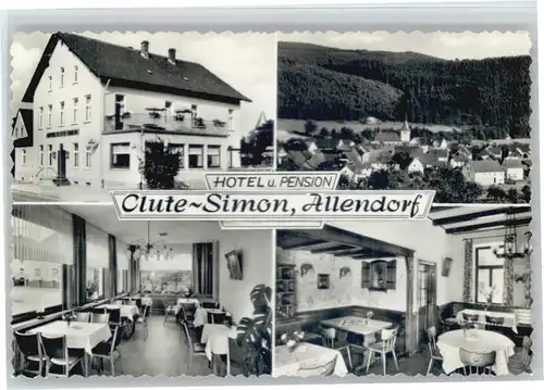 Allendorf Sauerland Hotel Pension Clute Simon *