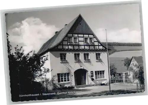 Doernholthausen Doernholthausen Gasthof Kloeckener * / Sundern (Sauerland) /Hochsauerlandkreis LKR