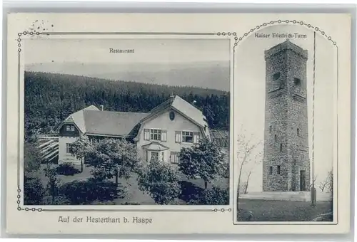 Haspe Hagen Haspe Kaiser Friedrich Turm x / Hagen /Hagen Stadtkreis