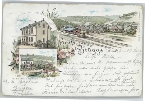 Bruegge Westfalen Hotel Tasche x