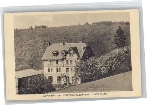 Hoheleye Hoheleye Hotel Dienst * / Winterberg /Hochsauerlandkreis LKR