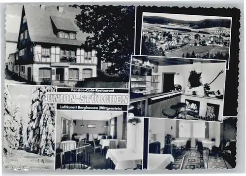Berghausen Wittgenstein Pension Cafe Restaurant Union-Stuebchen *