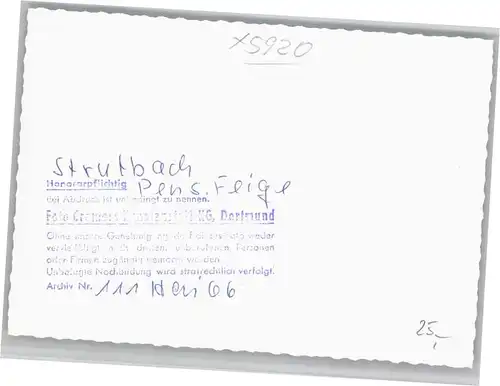 Struthbach Pension Feige *