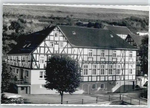 we90724 Girkhausen Bad Berleburg Girkhausen Gasthaus Lueckel * Kategorie. Bad Berleburg Alte Ansichtskarten