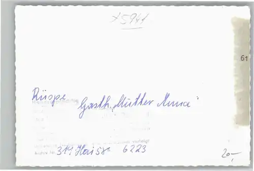 Ruespe Gasthaus Mutter Anna *