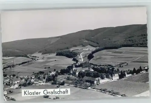 Grafschaft Sauerland Kloster Fliegeraufnahme  *