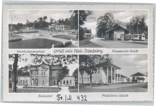 Neu-Isenburg Schwimmbad Frankfurterstrasse Pestalozzi Schule  *