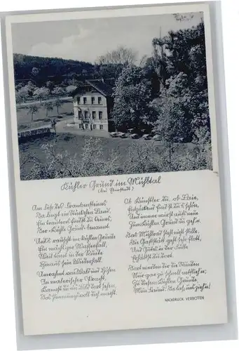 Eberstadt Darmstadt Gasthof Kuehler Grund Gedicht *