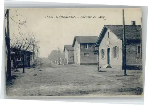 Griesheim Interieur du Camp *