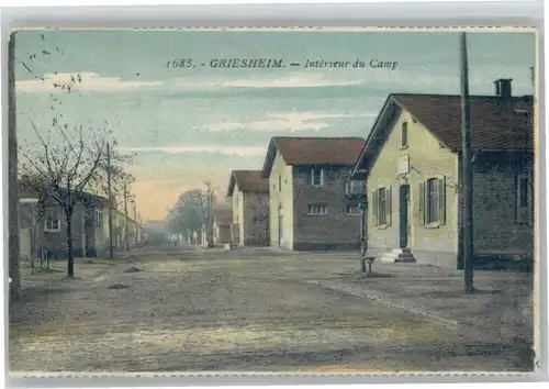 Griesheim Interieur du Camp *