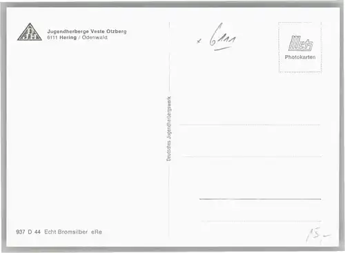 Hering Odenwald Jugendherberge Veste Otzberg *