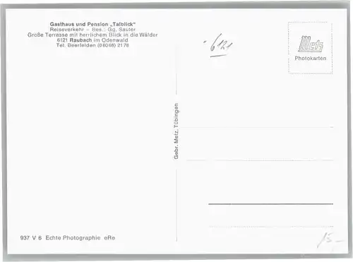 Raubach Odenwald Gasthaus Pension Talblick *