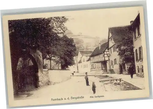 Auerbach Bergstrasse Dorfgasse *