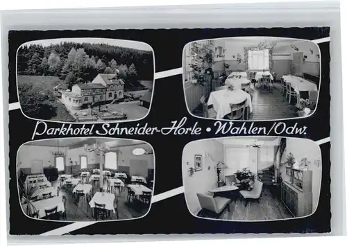 Wahlen Odenwald Parkhotel Schneider Horle *