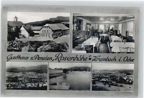 Krumbach Odenwald Gasthaus Pension Rosenhoehe *