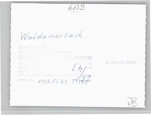 Wald-Amorbach Fliegeraufnahme *