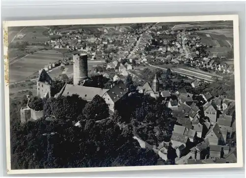 Krofdorf-Gleiberg Fliegeraufnahme Burg Gleiberg *