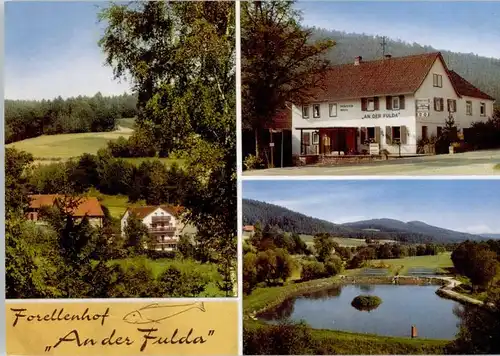 Altenfeld Rhoen Forellenhof an der Fulda *