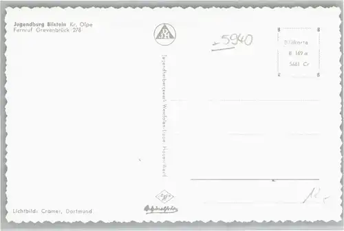 Bilstein Sauerland Bilstein Westfalen Jugendburg * / Lennestadt /Olpe LKR