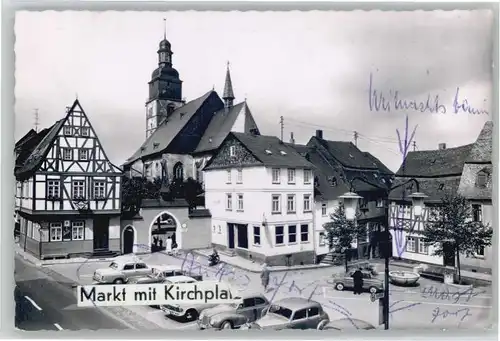 Kirchberg Hunsrueck Markt Kirchplatz *