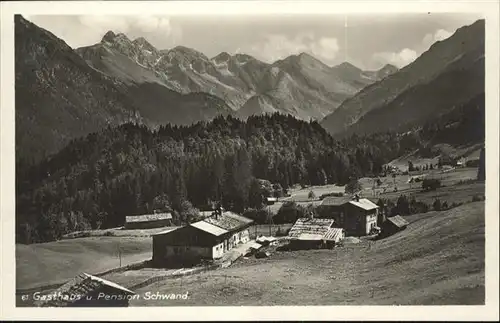 Schwand Oberstdorf Gasthaus Pension / Oberstdorf /Oberallgaeu LKR