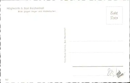 Hoeglwoerth Anger Hochstaufen / Anger /Berchtesgadener Land LKR