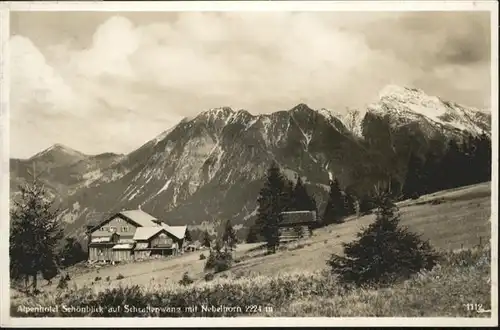 Schrattenwang Alpen Hotel Schoenblick / Oberstdorf /Oberallgaeu LKR