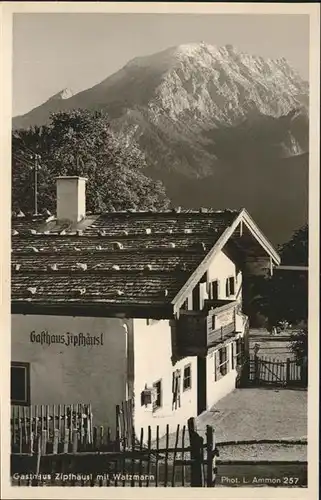 Watzmann Gasthaus Zipflhaeusl / Berchtesgaden /Berchtesgadener Land LKR