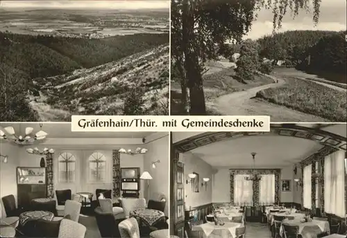 Graefenhain Thueringen Gemeindeschenke / Graefenhain Thueringen /Gotha LKR