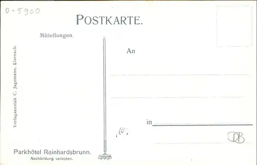 Reinhardsbrunn Park Hotel  / Friedrichroda /Gotha LKR