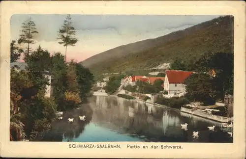 Schwarza Blankenhain Saalbahn / Blankenhain Thueringen /Weimarer Land LKR