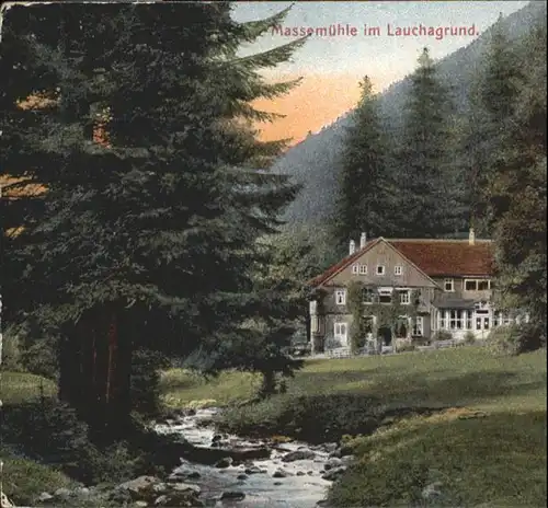 Lauchagrund Massemuehle / Tabarz Thueringer Wald /Gotha LKR