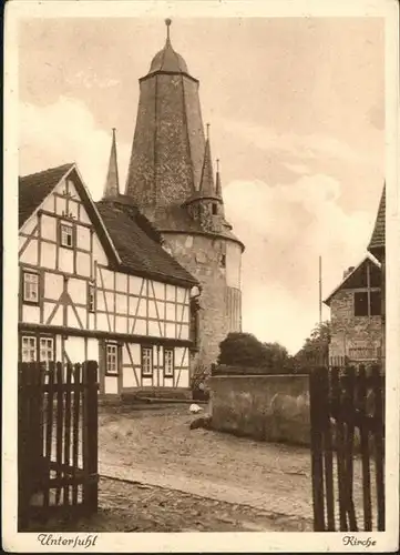 Gerstungen Untersuhl Kirche  / Gerstungen /Wartburgkreis LKR