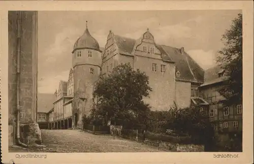 Quedlinburg Schlosshof / Quedlinburg /Harz LKR