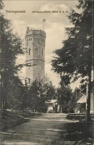 Schneekopf Schneekopfturm / Oberhof Thueringen /Schmalkalden-Meiningen LKR