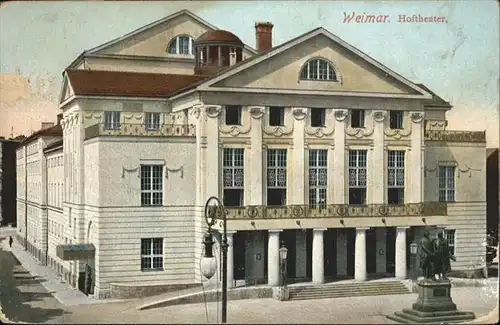 Weimar Thueringen Hoftheater / Weimar /Weimar Stadtkreis