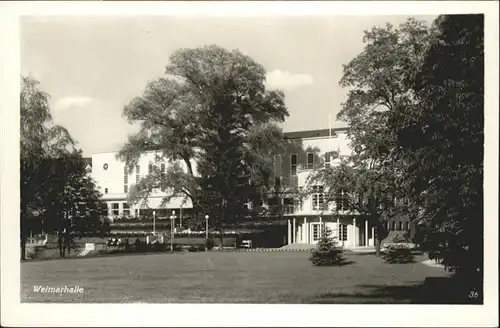 Weimar Thueringen Weimarhalle / Weimar /Weimar Stadtkreis