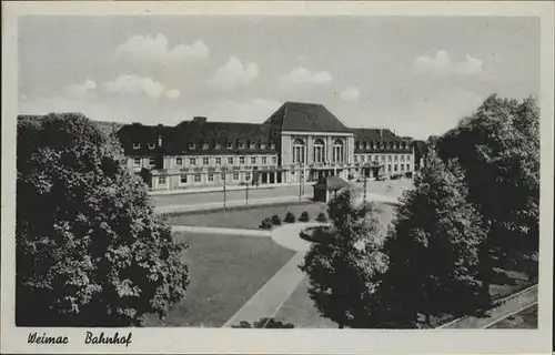 Weimar Thueringen Bahnhof / Weimar /Weimar Stadtkreis