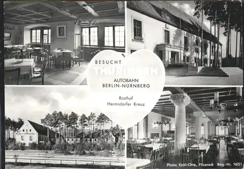 Hermsdorf Berlin Autobahn Berlin-Nuernberg Rasthof Hermsdorfer Kreuz / Berlin /Berlin Stadtkreis